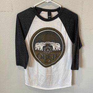 Obey 3/4 sleeve baseball tee